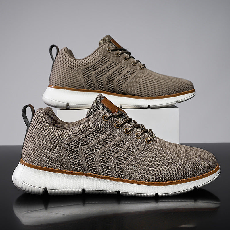 Men’s Lightweight Breathable Knit Sneakers | Casual Everyday Comfort Shoes