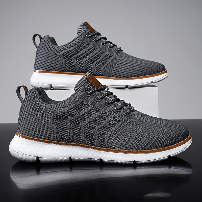 Men’s Lightweight Breathable Knit Sneakers | Casual Everyday Comfort Shoes