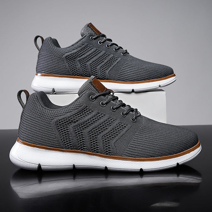 Men’s Lightweight Breathable Knit Sneakers | Casual Everyday Comfort Shoes