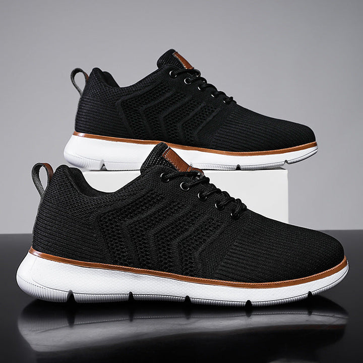 Men’s Lightweight Breathable Knit Sneakers | Casual Everyday Comfort Shoes