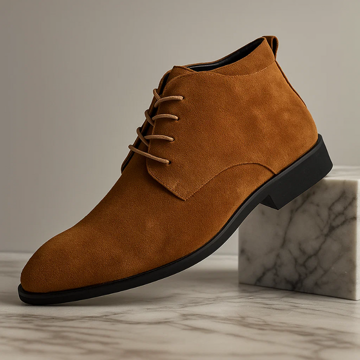 Men's Formal Suede Chukka Dress Ankle Boots