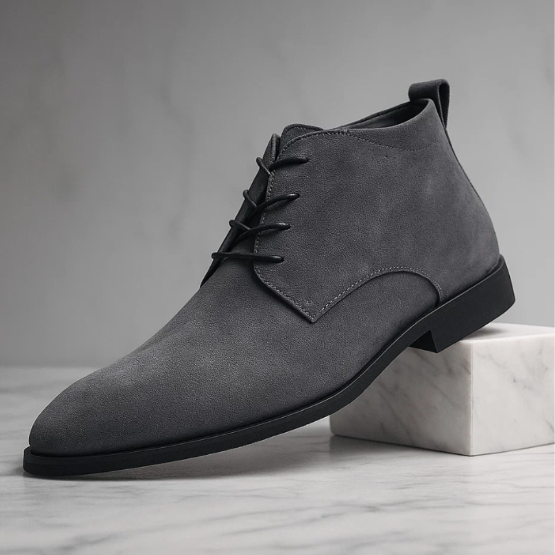 Men's Formal Suede Chukka Dress Ankle Boots