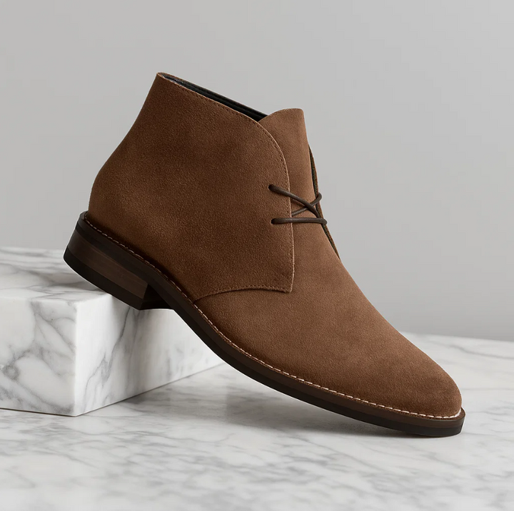 Men's Classic Suede Dress Chukka Ankle Boots