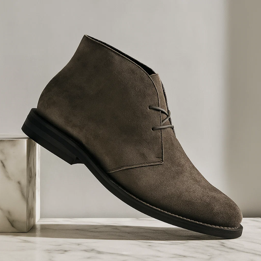 Men's Classic Suede Dress Chukka Ankle Boots