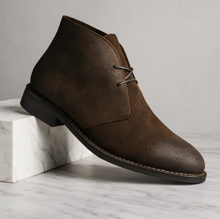 Men's Classic Suede Dress Chukka Ankle Boots