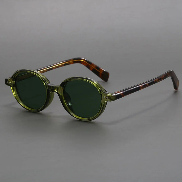 Classic Round Vintage Lenses UV400 Acetate Sunglasses