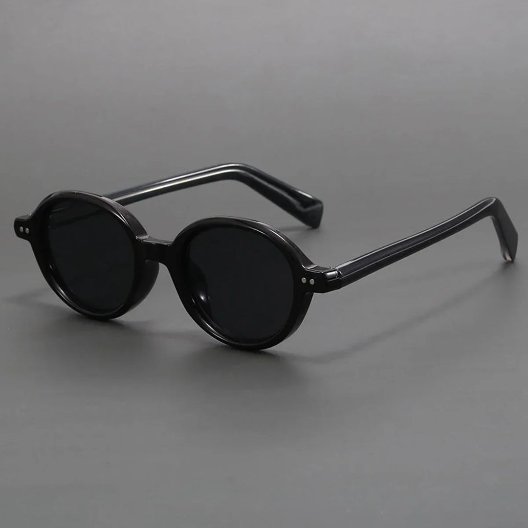 Classic Round Vintage Lenses UV400 Acetate Sunglasses
