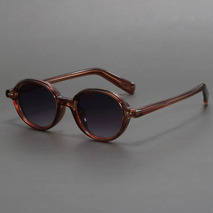Classic Round Vintage Lenses UV400 Acetate Sunglasses
