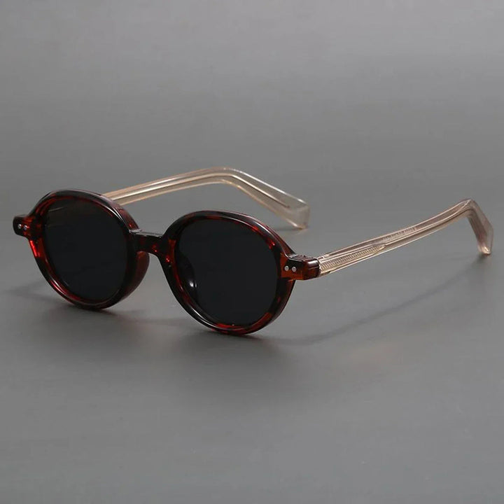 Classic Round Vintage Lenses UV400 Acetate Sunglasses