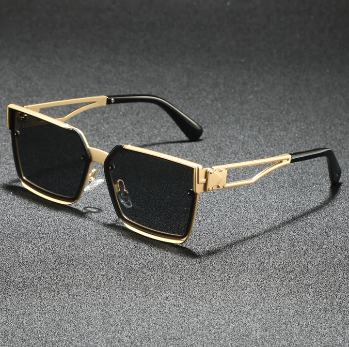 Men’s Square Frame UV400 Gradient Sunglasses
