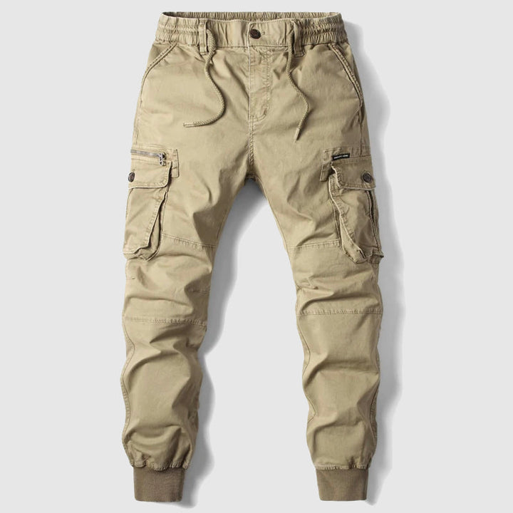 Men’s Heavy-Duty Cargo Comfortable Drawstring Trousers