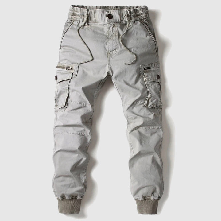 Men’s Heavy-Duty Cargo Comfortable Drawstring Trousers
