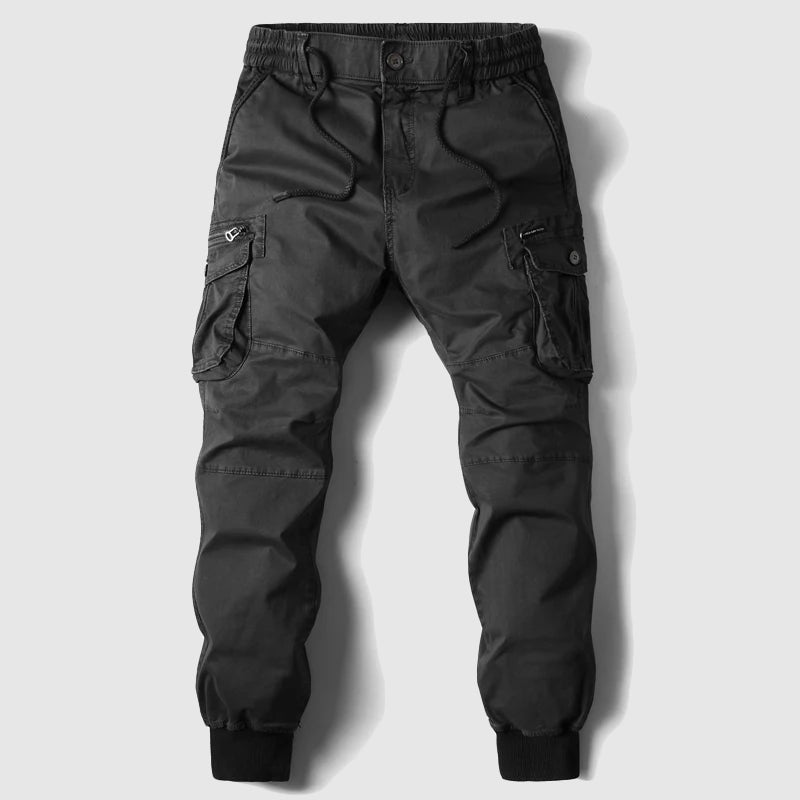 Men’s Heavy-Duty Cargo Comfortable Drawstring Trousers