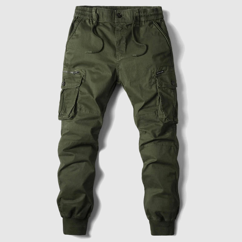 Men’s Heavy-Duty Cargo Comfortable Drawstring Trousers