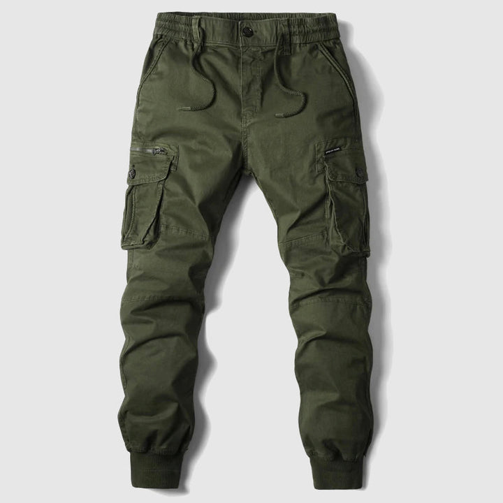Men’s Heavy-Duty Cargo Comfortable Drawstring Trousers