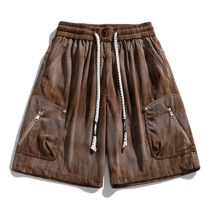 Men's Washed Zip Pocket Shorts