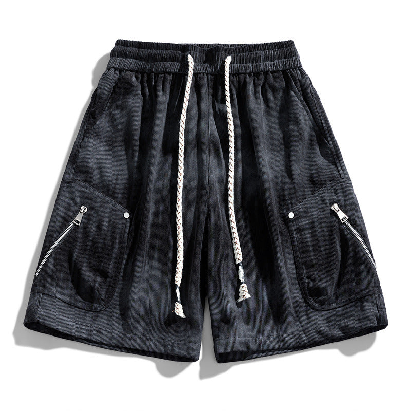 Men's Washed Zip Pocket Shorts