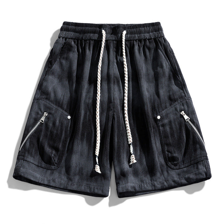 Men's Washed Zip Pocket Shorts