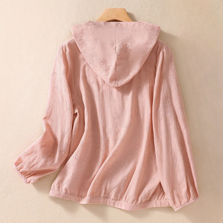 Women's Alice Linen Hooded Lightweight Blouse