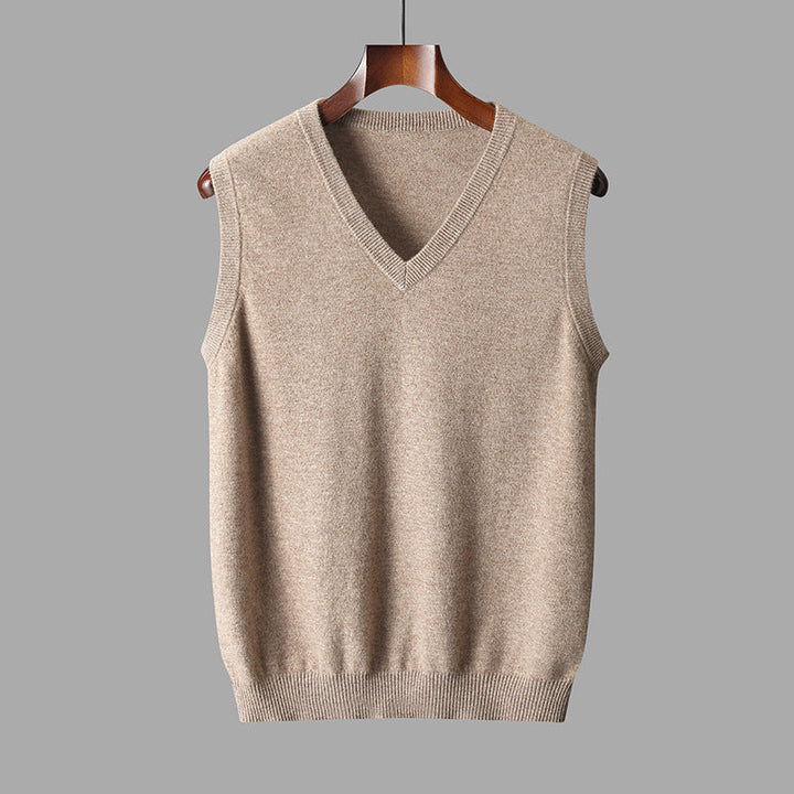 Men's Classic Wool V-Neck Sweater Vest