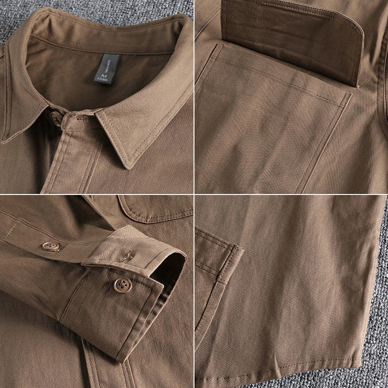 Men's Cotton Workwear Utility Shirt