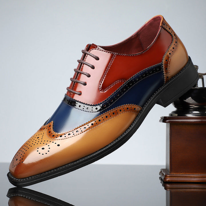 Men's Oxford Brogue Dress Shoes