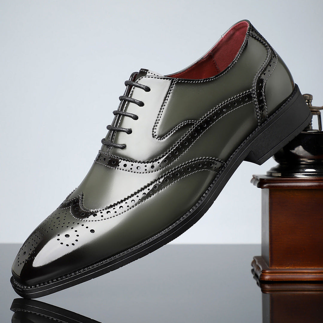 Men's Oxford Brogue Dress Shoes