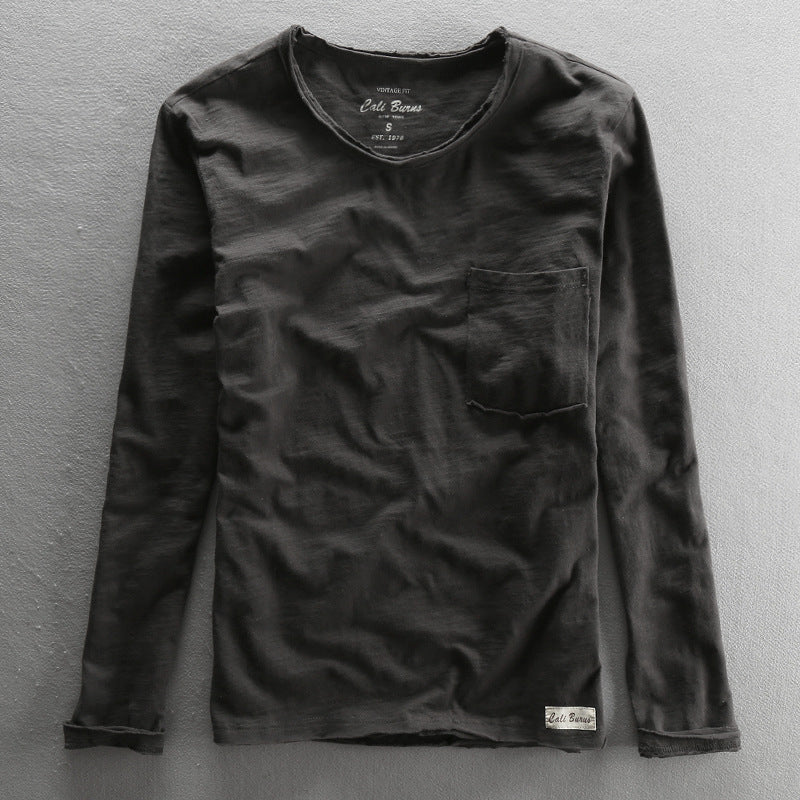 Men's Cotton Long Sleeve Breathable T-Shirt
