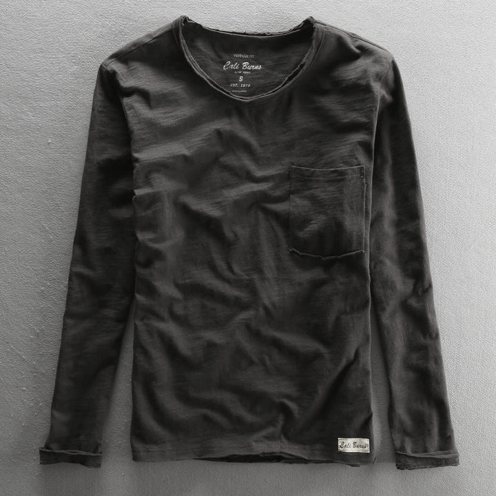 Men's Cotton Long Sleeve Breathable T-Shirt