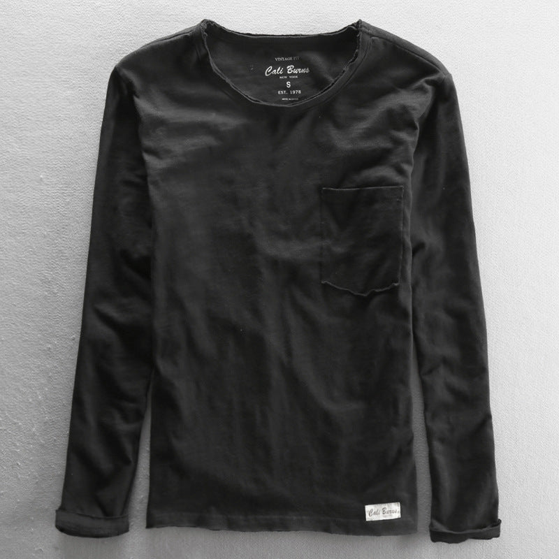 Men's Cotton Long Sleeve Breathable T-Shirt