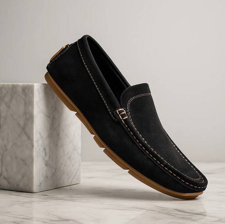 Men's Suede Slip-On Comfort Loafers