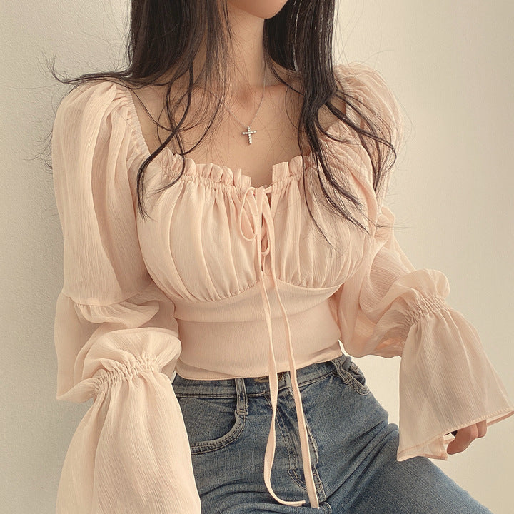 Women's Off-Shoulder Flowy Blouse