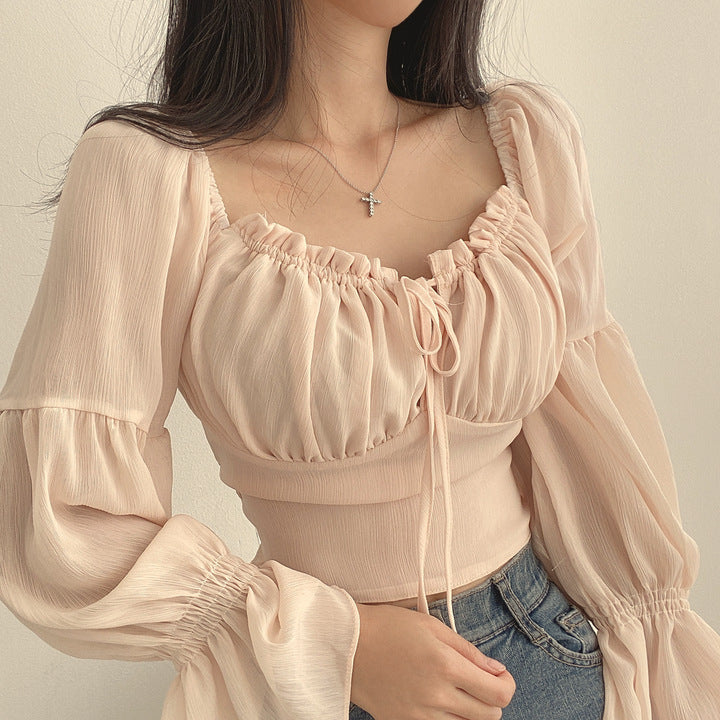 Women's Off-Shoulder Flowy Blouse